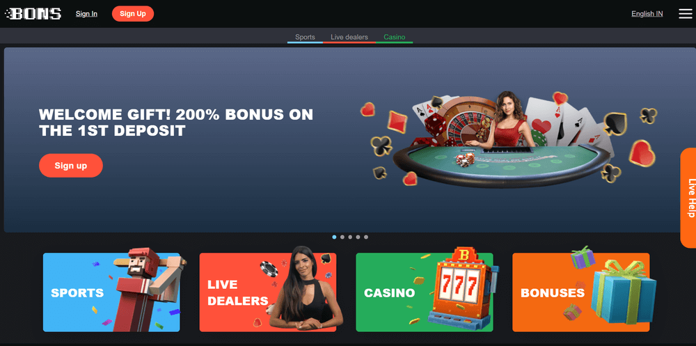 Bons Casino review