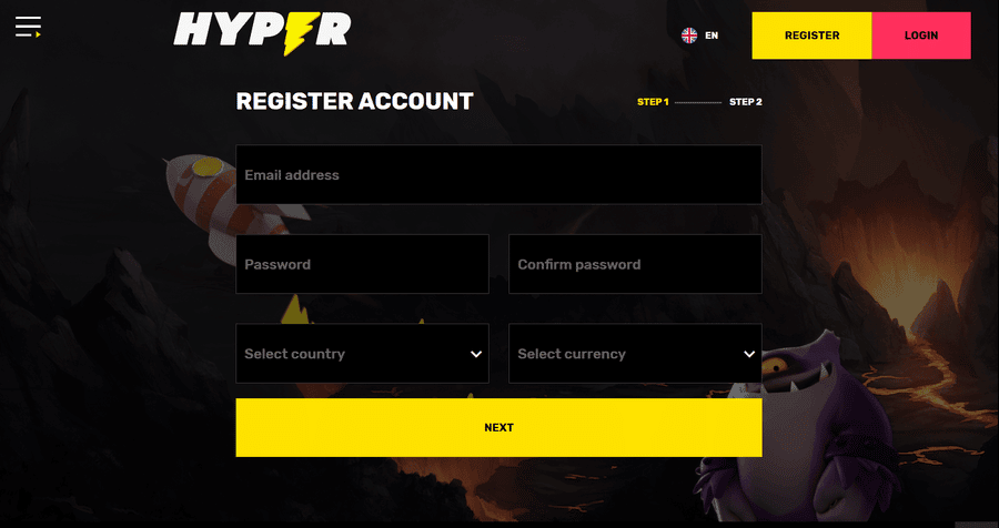Hyper Casino Registration