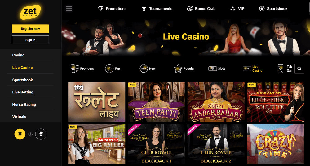 Zet Casino India (2023) 🎖️ Bonus & Free Spins » Review