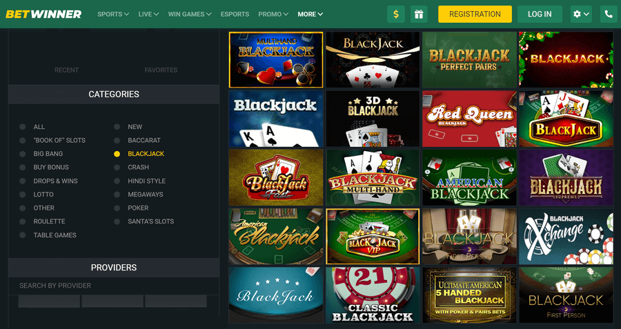 Betwinner Casino Blackjack