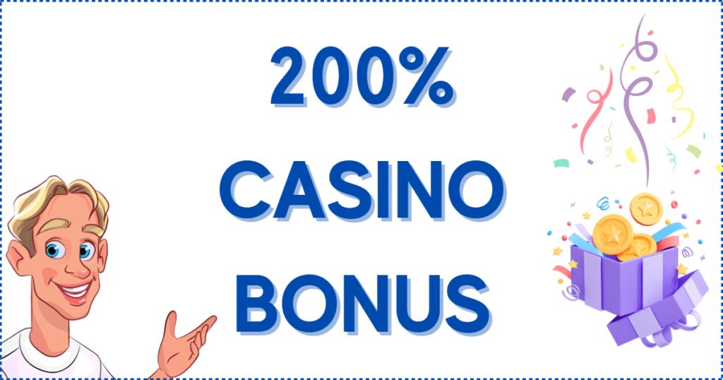 200% Casino Bonus Banner